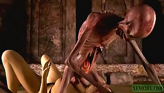 Gardianul Cimitirului Este Excitat Într-Un Hentai 3d Cu Tematică Horror