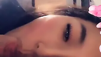 Asian Snapchat Star Gives A Deep Throat Blowjob