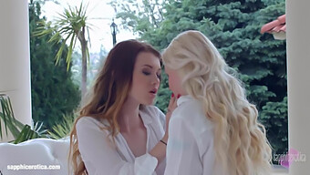 Misha Cross Og Lola Tay Hengir Seg Til Sensuell Lesbisk Lek På En Lun Ettermiddag