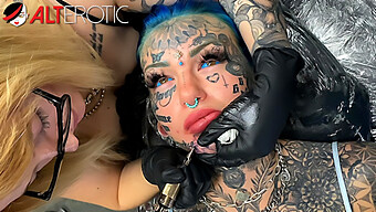 Inked Beauty Adds Another Facial Tattoo In Amateur Reality Video